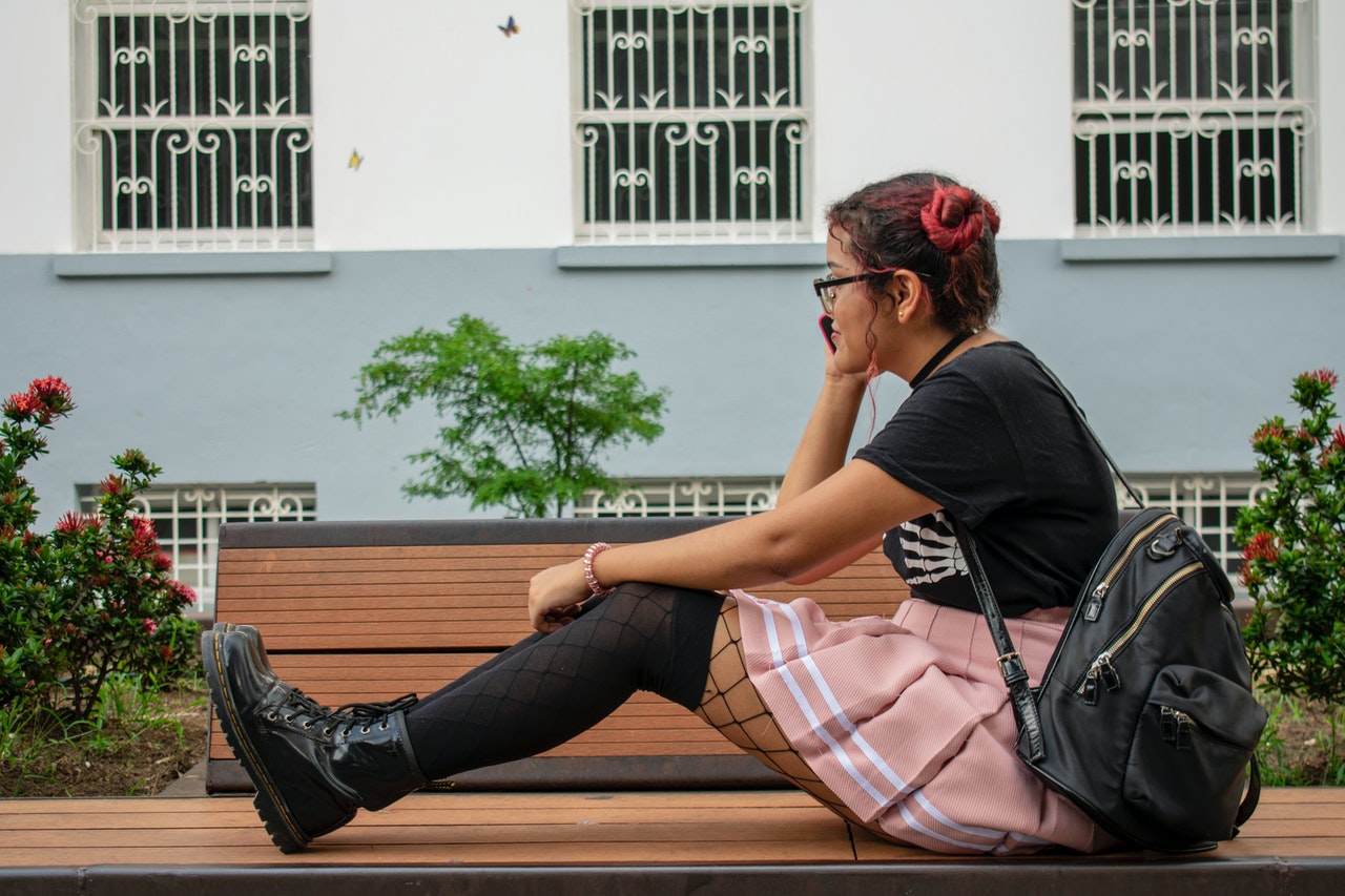 Woman backpack