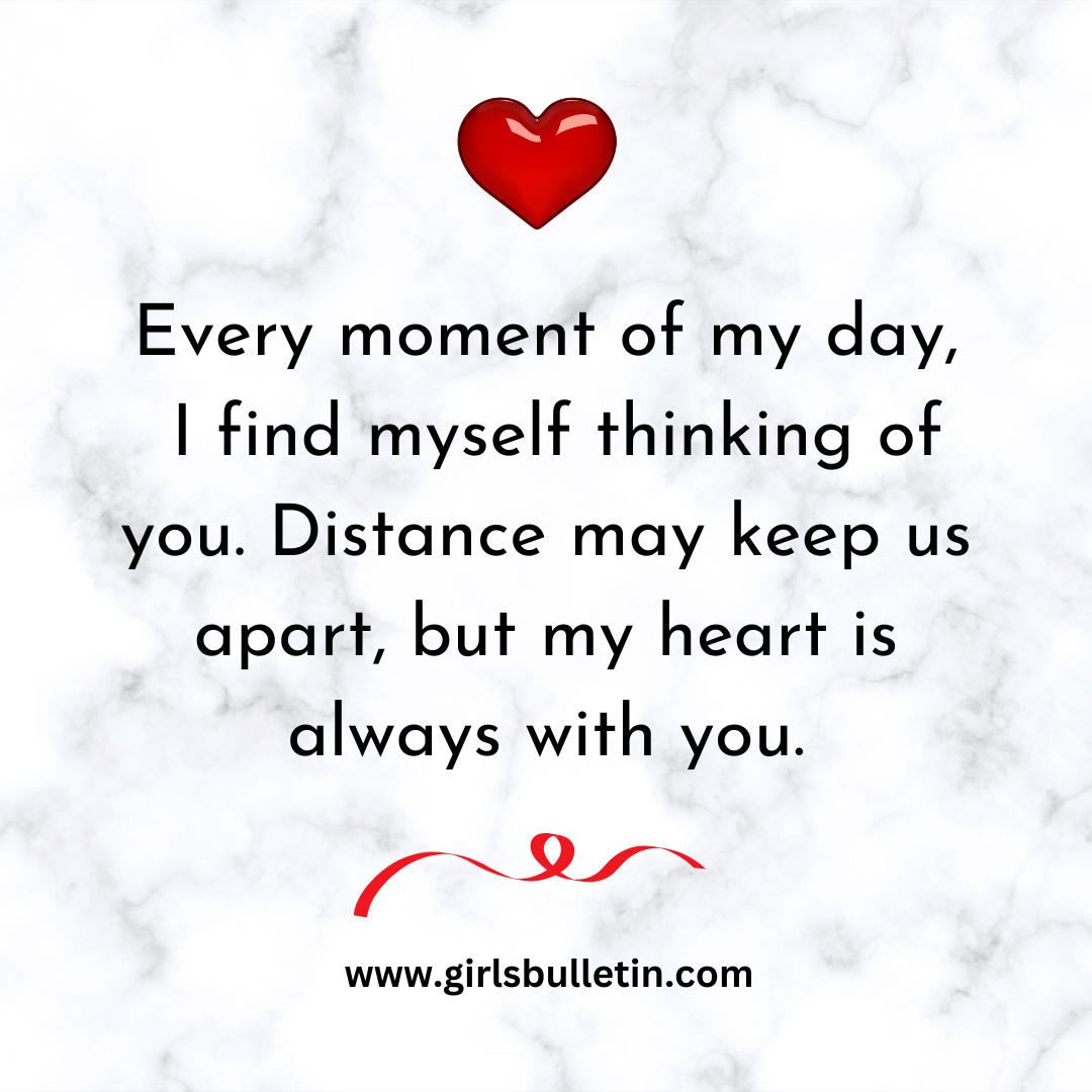 distance love quote for her