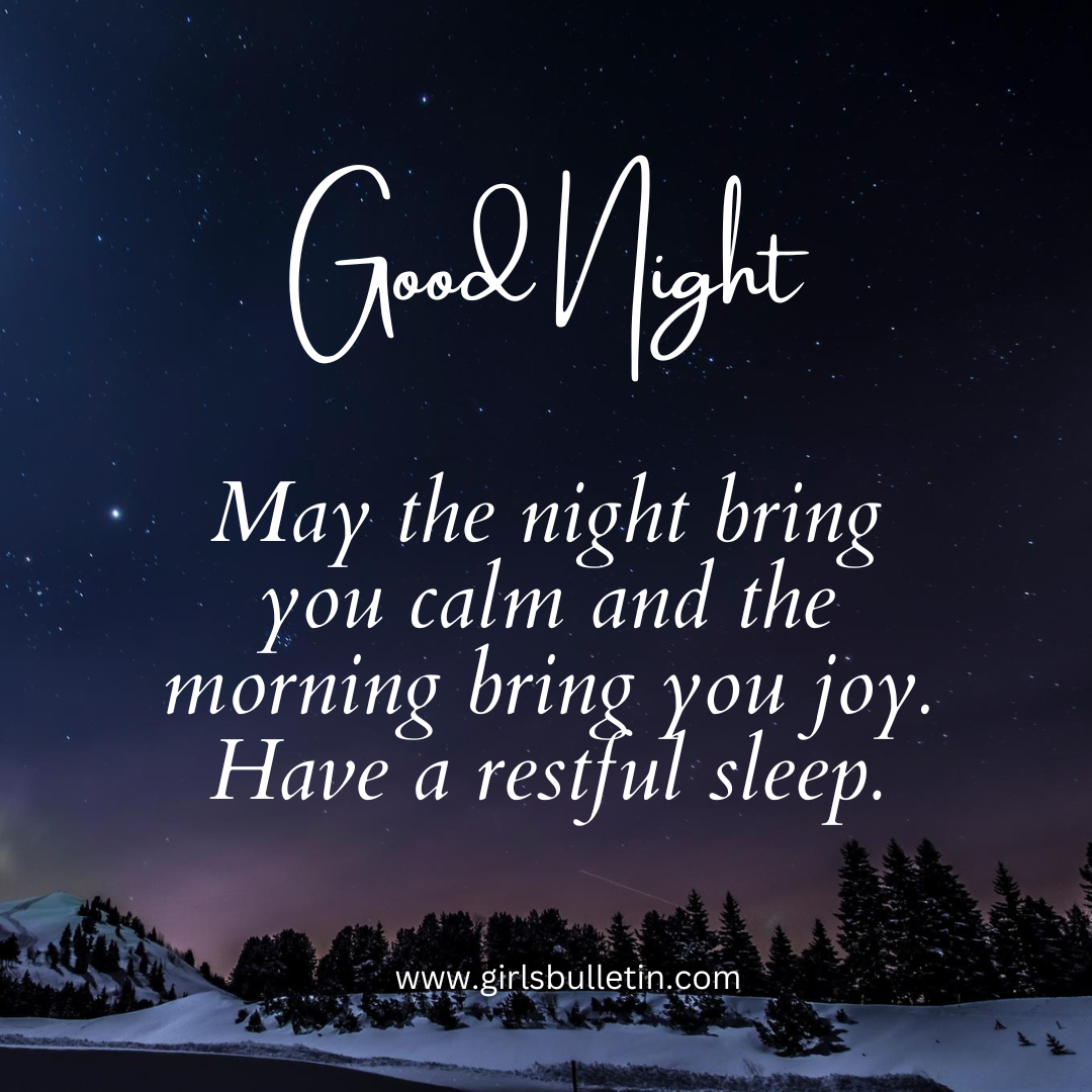 Good Night greeting message for friends